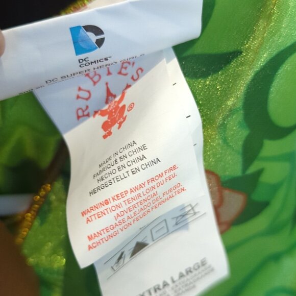 Teen Girls DC Comics 2 Piece Poison Ivy Costume - Size 14-16 NWT - Picture 7 of 8